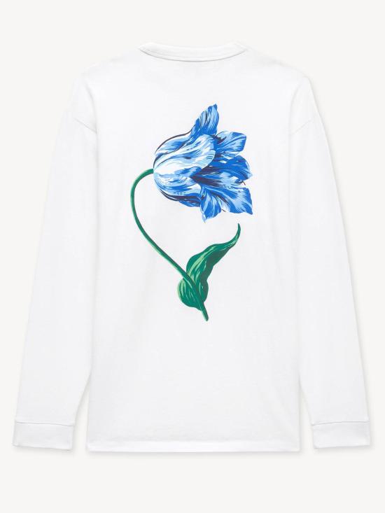 26FW 겐조 긴팔 티셔츠 FG65TL3634SK 02 Bianco - KENZO