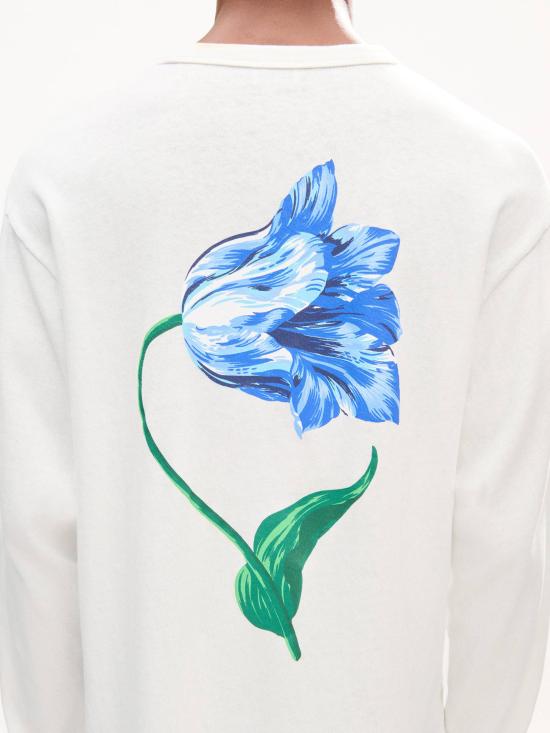 26FW 겐조 긴팔 티셔츠 FG65TL3634SK 02 Bianco - KENZO