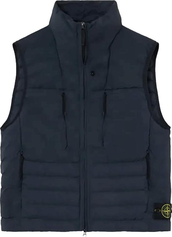 26SS 스톤 아일랜드 패딩 조끼 SEAMLESSTUNNELNYLONDOWNTCVESTNAVYBLUEL1S15G100007S0183V0020