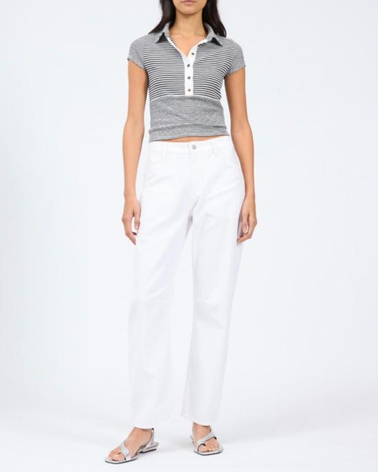  랙앤본 스트레이트 팬츠 Rag & Bone Stevie Utility Tapered Pant White