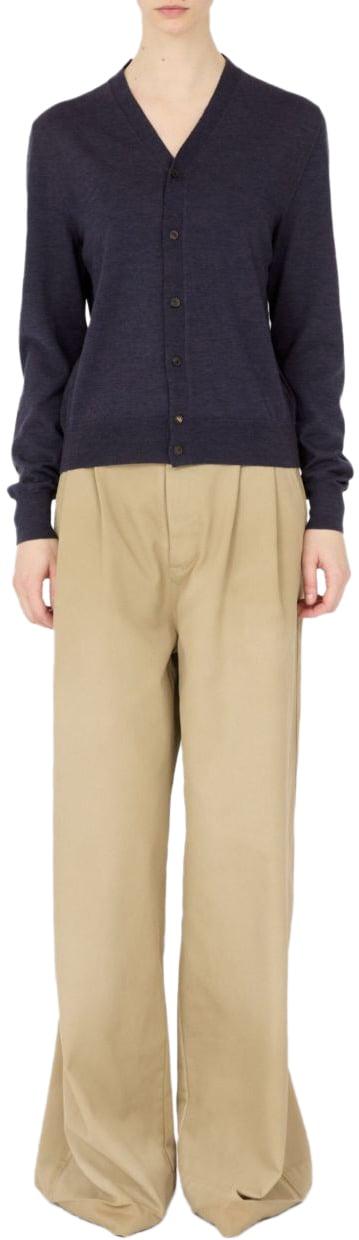 25FW 마르지엘라 V넥 가디건 S51HP0024M13147457 NAVY - MAISON MARGIELA