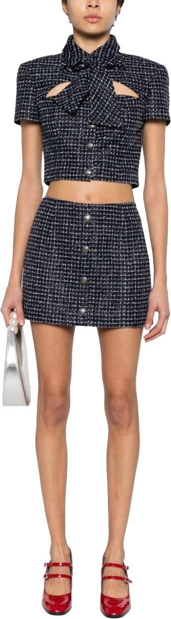  알레산드라리치 숏 스커트 FABX3634F42501844 NAVY - ALESSANDRA RICH