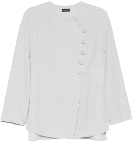 26SS 엠포리오 아르마니 블라우스 EW003207AF10206U8012 LICHTGREY