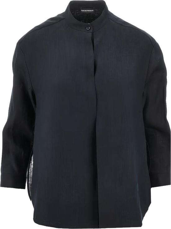 26SS 엠포리오 아르마니 블라우스 EW003325TE14012UB115 NAVY