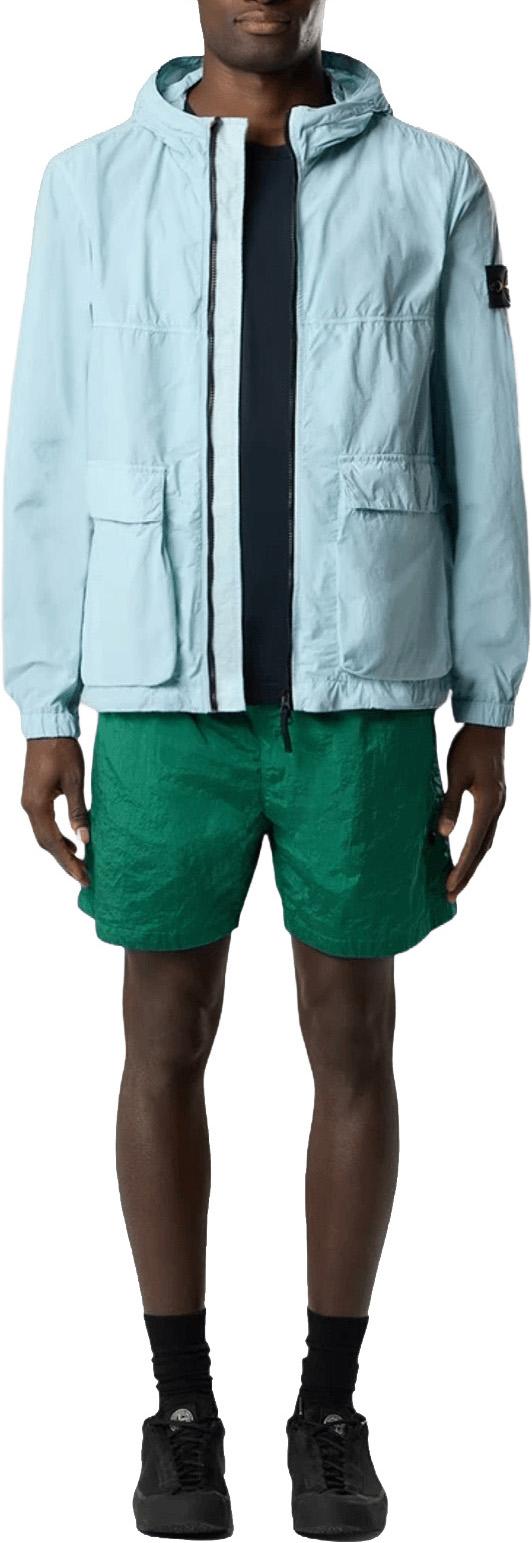 26SS 스톤 아일랜드 패딩 NYLONSMERIGLIATOTCSHORTPARKAPOWDERBLUEL1S154100112S0345V004A LICHTBLUE - STONE ISLAND