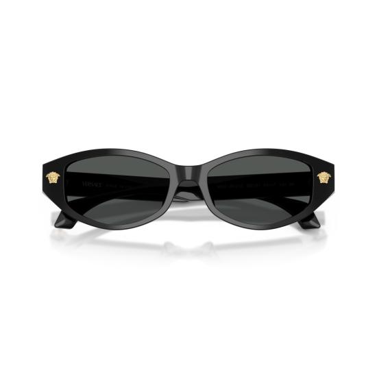 26SS 베르사체 선글라스 0Ve4512d 호피 무늬 아세테이트 타원형  (골드 메두사 장식) - VERSACE