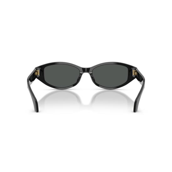 26SS 베르사체 선글라스 0Ve4512d 호피 무늬 아세테이트 타원형  (골드 메두사 장식) - VERSACE