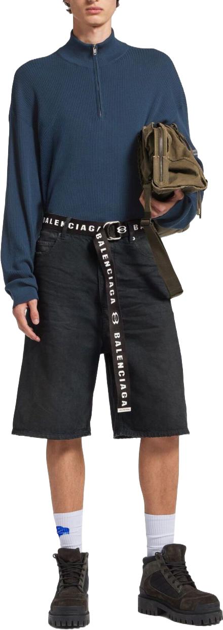 26SS 발렌시아가 숏팬츠 871361TQW562279 DONKERGREY - BALENCIAGA
