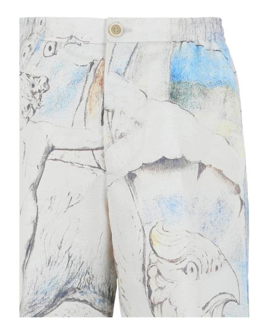  알렉산더 맥퀸 숏팬츠 682311 QSR79 8500 90471 48 White - ALEXANDER MCQUEEN