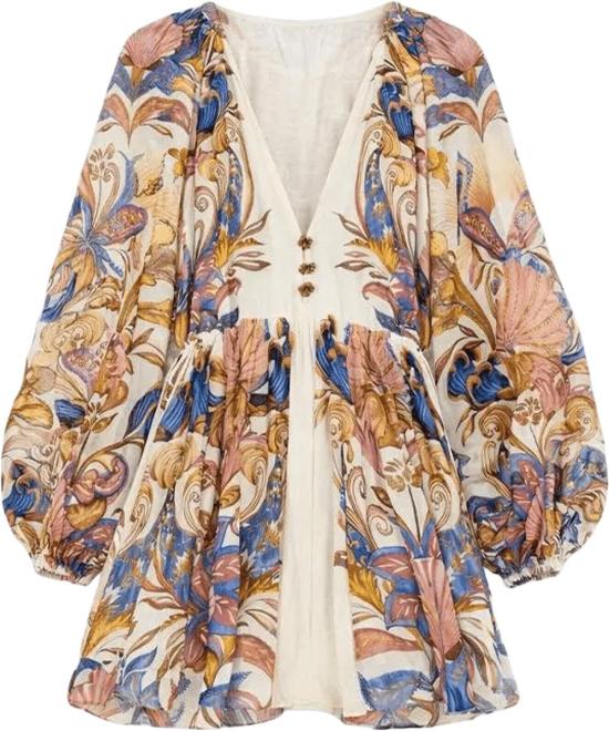 26SS 팜 리오 숏 원피스 FARMRIOSEAGARDENOFFWHITEMINIBUBBLEDRESS34777026084