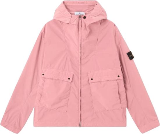 26SS 스톤 아일랜드 코트 LIGHTCOMPACTTOUCHPOLYTCSHORTPARKAOLEANDERL1S154100052S0042V008G PINK
