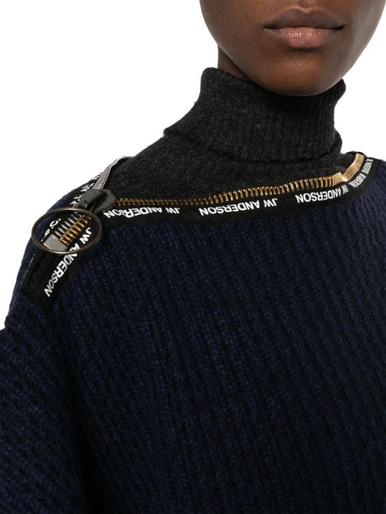  아페쎄 스웨터 WOAPCM22238IAK NAVY - A.P.C.
