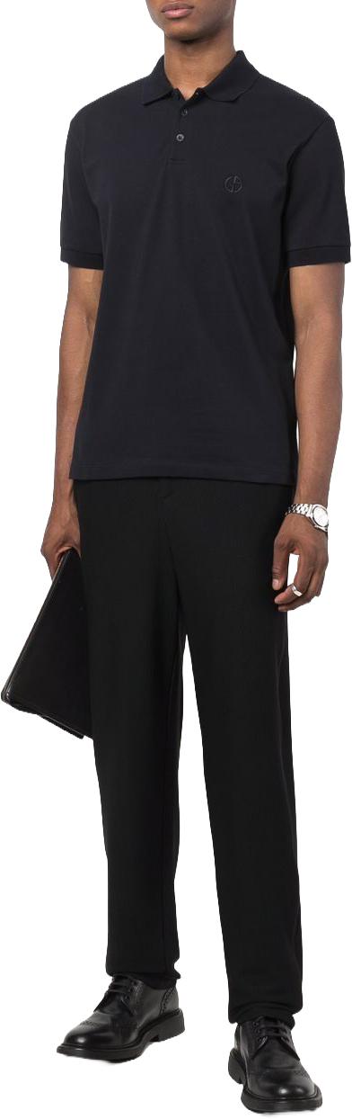 26SS 조르지오 아르마니 폴로 티셔츠 8NSF70SJCNZUBWF NAVY - GIORGIO ARMANI
