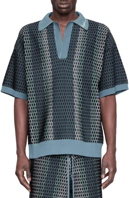 26SS 아미리 폴로 티셔츠 STRIPEDPOLOBLUE NAVY - AMIRI