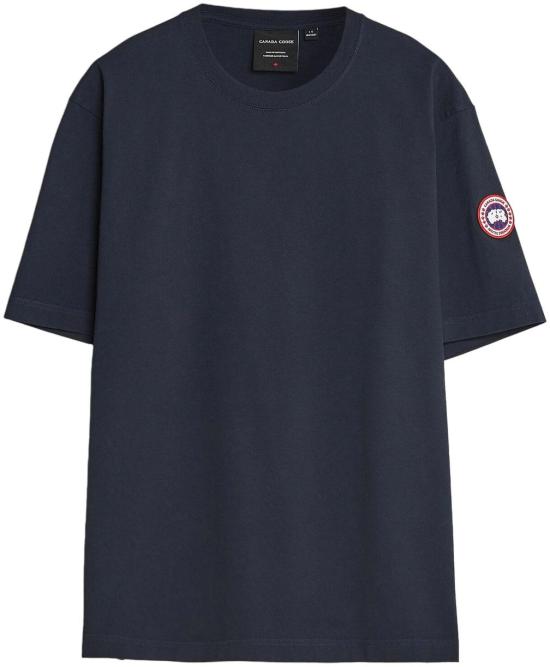 26SS 캐나다구스 탑 NOVOTSHIRTNOCTURNENOCTURNE NAVY