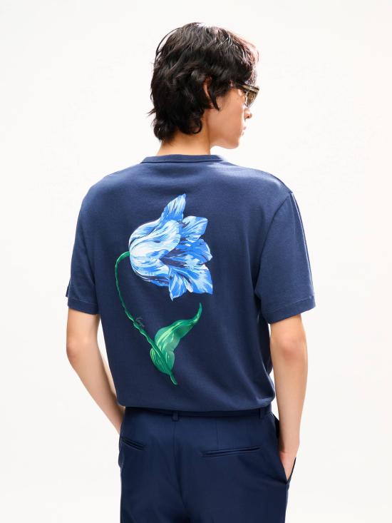 26FW 겐조 반팔 티셔츠 FG65TS2934SK 79 Blu - KENZO