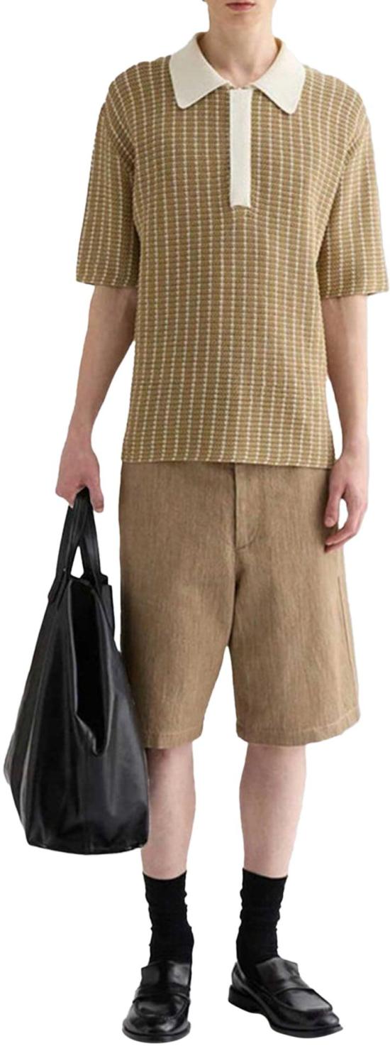 26SS 질샌더 폴로 티셔츠 J22GL0131J15467291 BEIGE - JIL SANDER