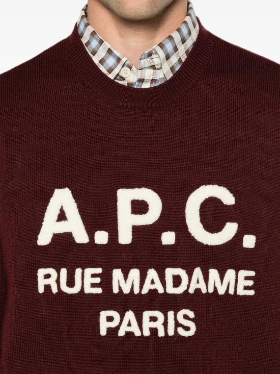 26FW 아페쎄 스웨터 WVAXUH23493 GAC Rosso - A.P.C.