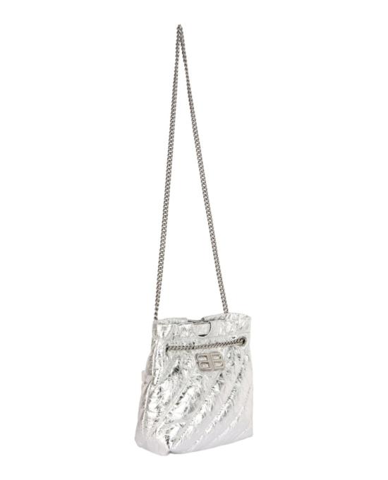  발렌시아가 크러쉬 XS 토트백 781796 210IW 8110 00025 NS Silver - BALENCIAGA