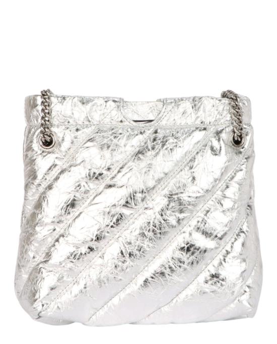  발렌시아가 크러쉬 XS 토트백 781796 210IW 8110 00025 NS Silver - BALENCIAGA