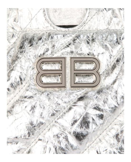  발렌시아가 크러쉬 XS 토트백 781796 210IW 8110 00025 NS Silver - BALENCIAGA