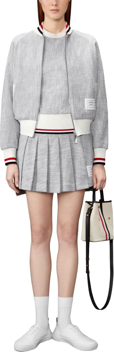 26FW 톰브라운 숏 스커트 FJK155AJ0194055 LICHTGREY - THOM BROWNE