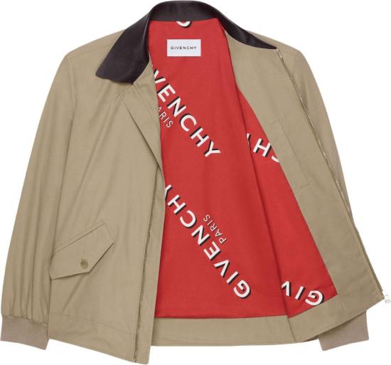 25FW 지방시 봄버 자켓 BM01DX163RFW25 BEIGE - GIVENCHY
