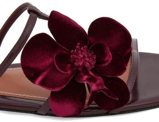 26FW 짐머만 샌들 6330FC26A1RUB MAROON - ZIMMERMANN