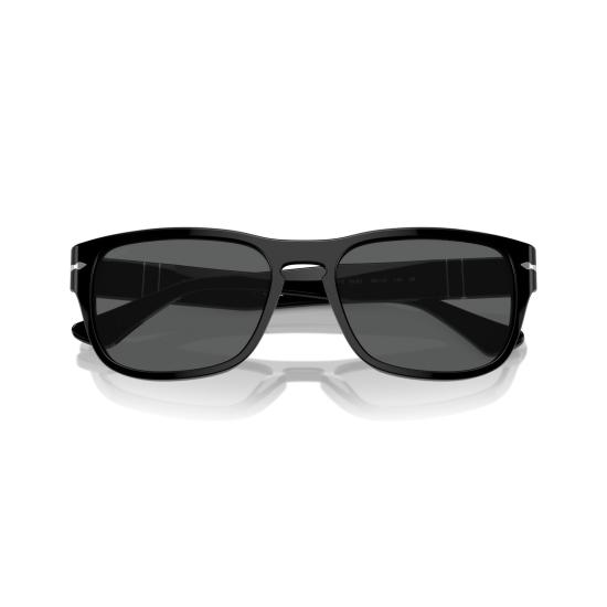 26SS 페르솔 선글라스 0Po3341s 실버톤 화살표 디테일이 있는 오버사이즈 스퀘어 - PERSOL