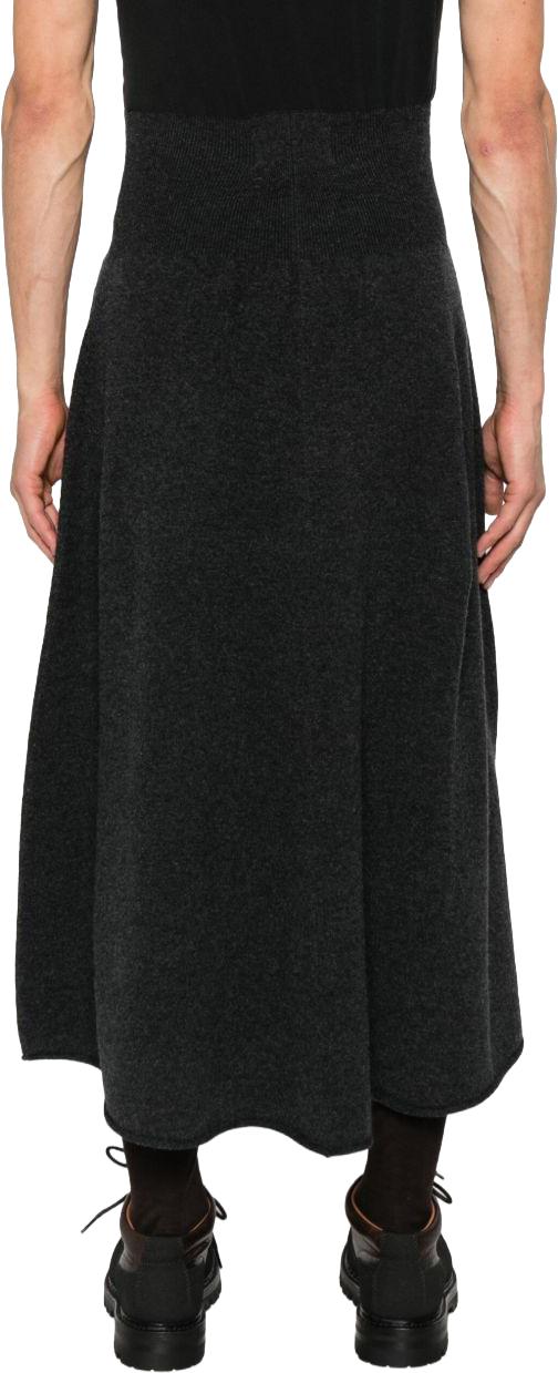 25FW 익스트림캐시미어 롱 스커트 EASESHADOW DONKERGREY - EXTREME CASHMERE