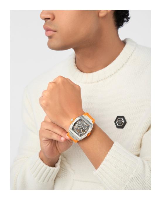  필립 플레인 손목시계 PWJFA1225 STSTL OS Orange - PHILIPP PLEIN