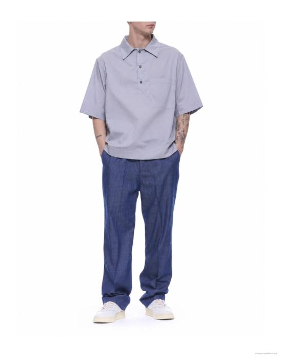 26FW 헤보 반팔 셔츠 050 White - HEVO