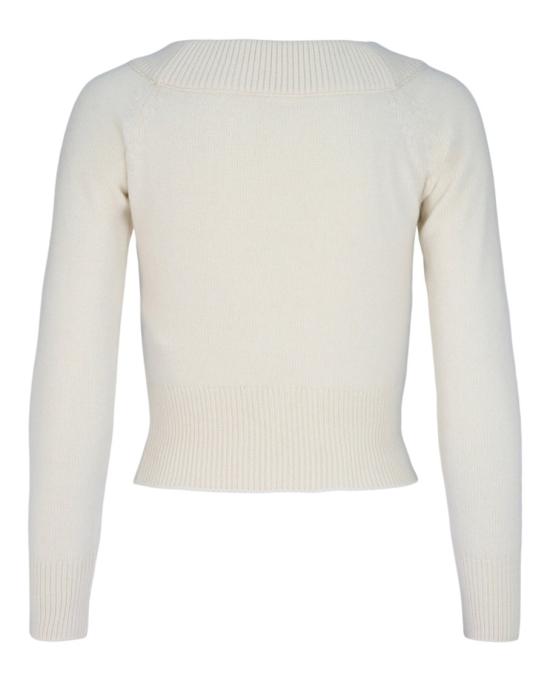  알렉산더 맥퀸 스웨터 758588 Q1A6Y 9004 10011 S White - ALEXANDER MCQUEEN