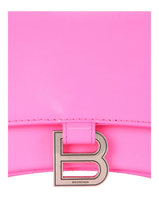  발렌시아가 박스 카프스킨 아워글래스 스몰 핸드백 593546 1JHVY 5634 60370 NS Pink - BALENCIAGA