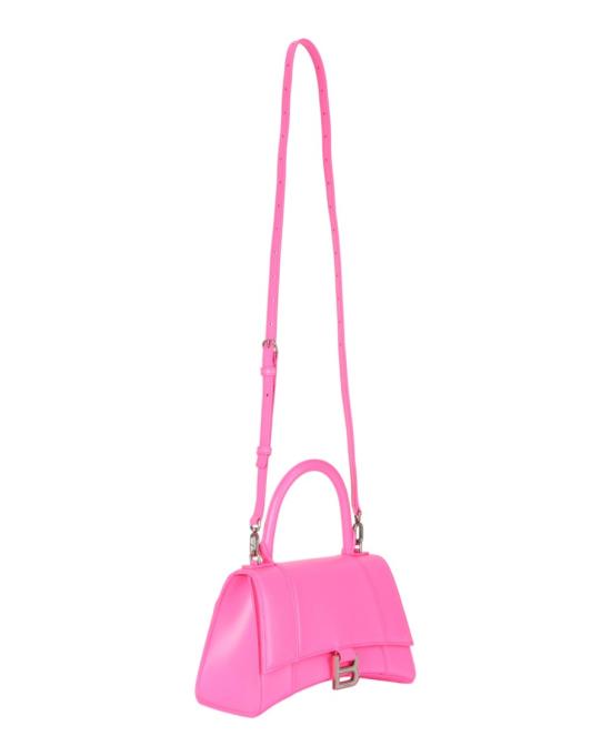  발렌시아가 박스 카프스킨 아워글래스 스몰 핸드백 593546 1JHVY 5634 60370 NS Pink - BALENCIAGA