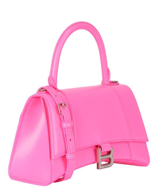  발렌시아가 박스 카프스킨 아워글래스 스몰 핸드백 593546 1JHVY 5634 60370 NS Pink - BALENCIAGA