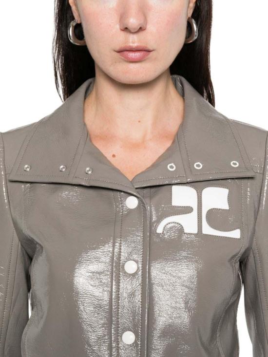 26SS 쿠레쥬 가죽 자켓 223CBL005VY00141099 TAUPE - COURREGES