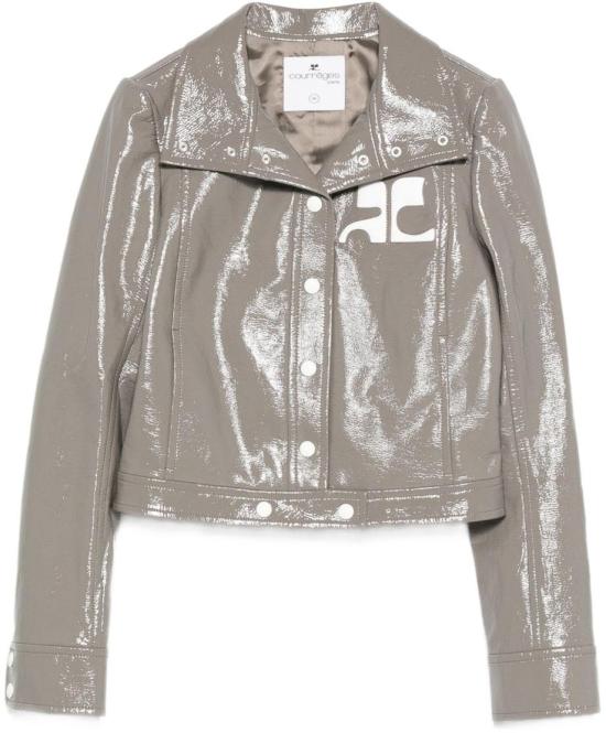 26SS 쿠레쥬 가죽 자켓 223CBL005VY00141099 TAUPE