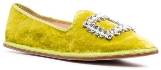  로저비비에 플랫 슈즈 RVW70134950AQPV213 LIME - ROGER VIVIER