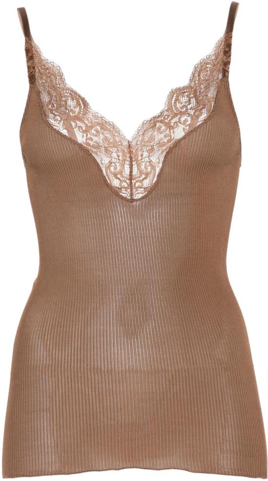 26SS 생로랑 레이스드 탱크탑 796843Y37SM2574 BEIGE