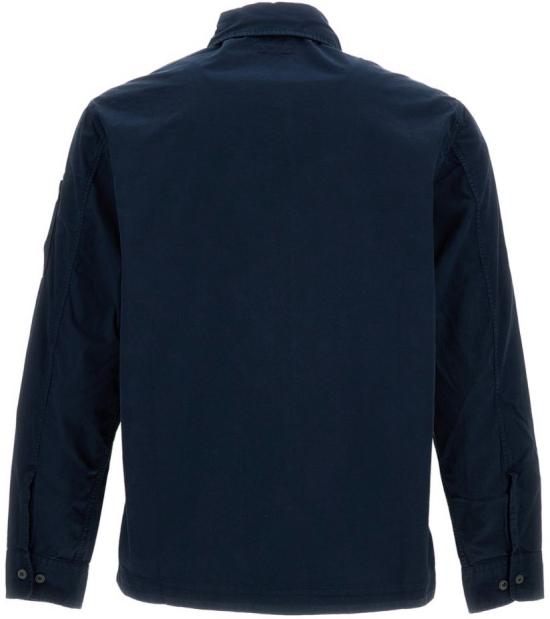 26SS 씨피 컴퍼니 오가닉 개버딘 지퍼 렌즈 오버셔츠 20CMOS156A110143G888 NAVY - C.P. COMPANY