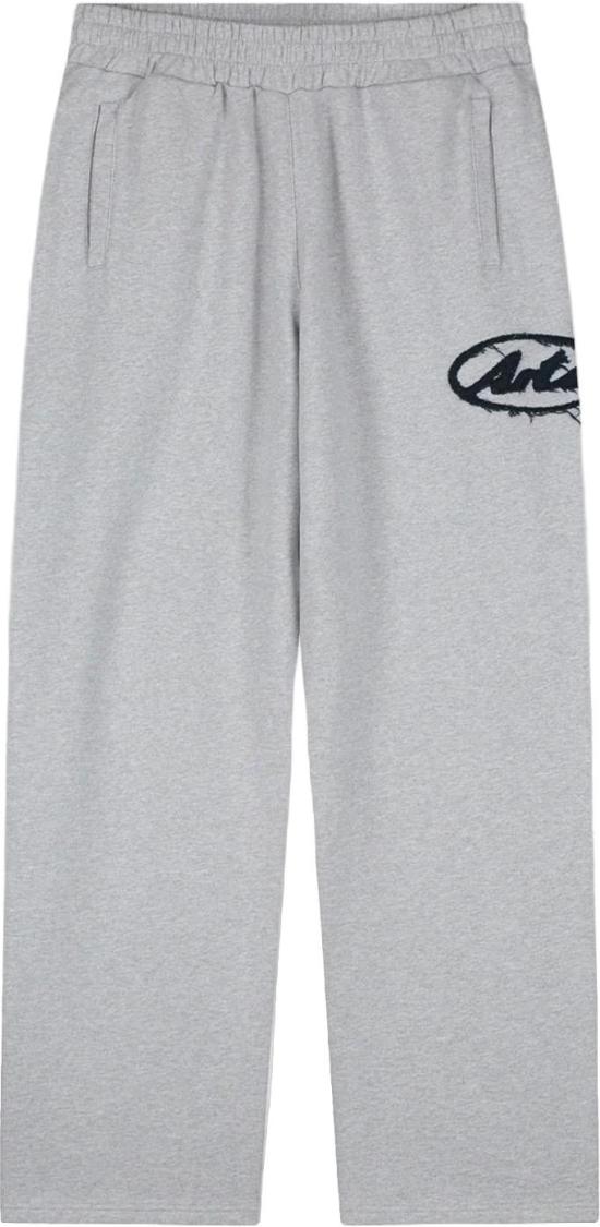 26SS 아르떼 앤트워프 트레이닝/조거 팬츠 CIRCLEPATCHLOGOSWEATPANTSGREY LICHTGREY