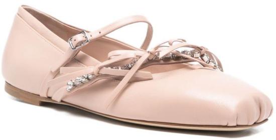 26SS 지미추 플랫 슈즈 LOLIBALLERINAFNZMACARONMACARON PINK - JIMMY CHOO