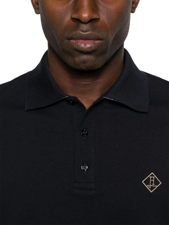 26SS 에르노 로고 자수 폴로 셔츠 JPL00135U540059200 NAVY - HERNO