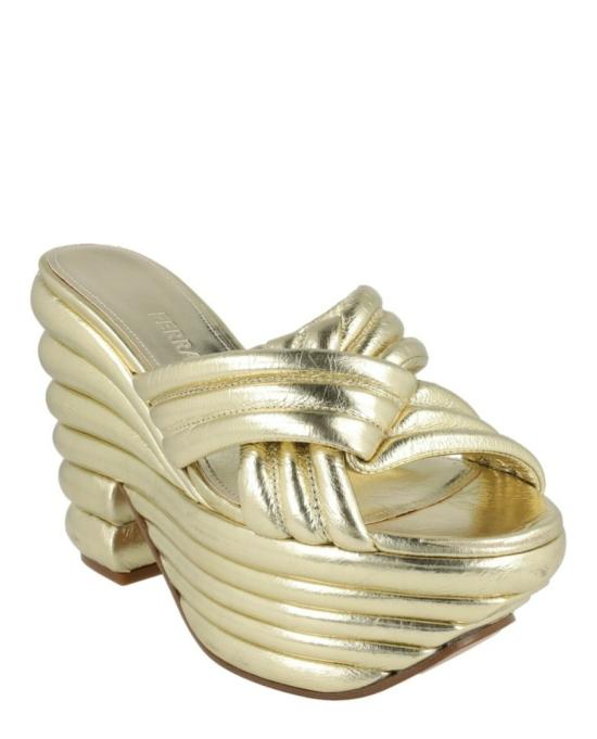  살바토레 페라가모 뮬/슬리퍼 01G156 763983 1C 70009 8 Gold - SALVATORE FERRAGAMO