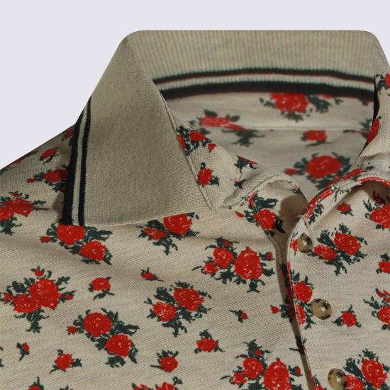 26FW 비비안웨스트우드 로즈 플로럴 프린트 코튼 반팔 폴로 셔츠 2H01000Z J00AVO3O3 ROSES - VIVIENNE WESTWOOD