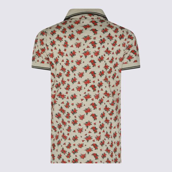 26FW 비비안웨스트우드 로즈 플로럴 프린트 코튼 반팔 폴로 셔츠 2H01000Z J00AVO3O3 ROSES - VIVIENNE WESTWOOD