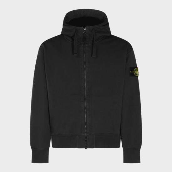 26FW 스톤 아일랜드 후드 티셔츠 L2S156100009 S0051V0029 Black