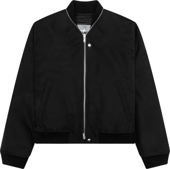 26SS 질샌더 봄버 자켓 J23BN0004J40002001 BLACK
