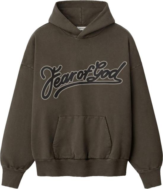 26FW 피어오브갓 후드 티셔츠 FEAROFGODCLASSICPOCKETHOODIE TAUPE